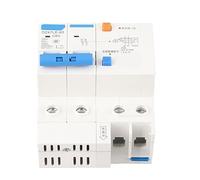 Yechiry Disjoncteur à Courant Résiduel DZ47LE-63 RCCB 230 V 2p N C63 pour la Construction de Maisons, Taille Compacte, Protection 30 MA