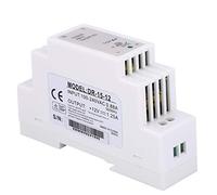Yechiry DR 15 12 Alimentation sur Rail DIN, 12 V 1,25 A 15 W AC DC, Alimentation à Découpage avec Modulation PWM et Design Compact, Idéale pour Armoire de Commande et équipement de Contrôle