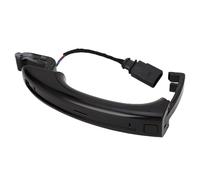 Yechiry Ensemble de 4 Poignées de Porte Extérieure, Poignée de Porte Extérieure Avant Arrière Gauche Droite avec Bande de Galvanoplastie URO014421 Outils de Traction élégants pour SUV