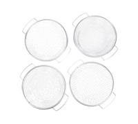 Yechiry Ensemble de Tamis de Terre de Jardin, 4 Tailles de Maille, | Fer galvanisé, Maille de 1/8 à 3/8 Pouces, Tamis à Compost, Tamisage du Sol et du Sable, Ajustement pour Seau de 5 Gallons,