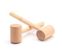Yechiry Hêtre Maillet de Sculpture Design Léger (Leather Carving Mallet) | Outil de travail du bois efficace, poignée confortable, utilisation polyvalente dans l\'artisanat du cuir