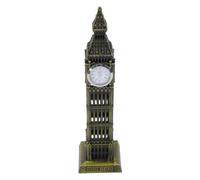 Yechiry Horloge de Bureau en Bronze, 17cm Zinc Alliage Vintage (B Real | Pièce décorative, Architecture gothique, Design compact, Parfait pour les bureaux