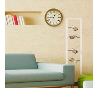 Yechiry Horloge Murale avec Compartiment sécurisé caché pour Ranger des Objets de Valeur, Style Vintage, Idéale pour la Maison ou Le Bureau (Gold)