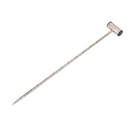 Yechiry Humidimètre à Sonde de Sol de qualité Supérieure, 14 Pouces, pour Fermes et Jardins, Outil D'échantillonnage de Sol en Acier Inoxydable (Poignée en forme de T)