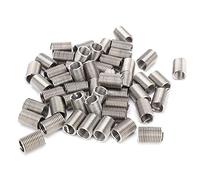 Yechiry Kit de Manchons de Réparation de Filetage 50 Pièces, Inserts de Fil en Acier Inoxydable Durables pour la Restauration de Filetage M10 X 1,5 dans les Applications Automobiles et Mécaniques