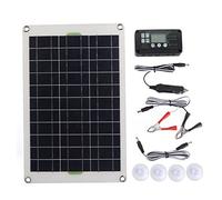 Yechiry Kit Panneau Solaire 50W Monocristallin 30A Contrôleur
