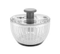 Yechiry Laveuse de Légumes de Dessiccateur de Salade en Plastique de Catégorie Comestible de Grande capacité de 3,6 L (gris foncé)