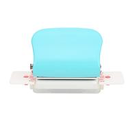 Yechiry Perforateur de Papier Multifonction à 26 Trous avec Lame Métallique Tranchante pour Reliure à Feuilles Mobiles A4 B5 A5, Fournitures de Bureau (bleu clair)