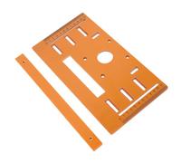 Yechiry Plaque de Base de Scie Circulaire pour le Travail du Bois en Polyuréthane PU, Plaque de Base de Coupe avec Marquages d'échelle, d'insertion de Routeur à Bois avec Modèles de Trous pour