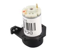 Yechiry Pompe Péristaltique Miniature 6V, Auto-amorçante de Haute qualité pour Analyse Biochimique, Taille Mini (6V angle droit noir)