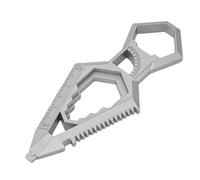 Yechiry Portable Keychain Multitool pour Camping Randonnée, Acier Allié, | Ouvre-bouteille, règle, rapporteur, clé, lime, scie, tournevis, outil de poche pour un transport quotidien