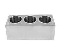 Yechiry Porte-Ustensiles de Cuisine en Acier Inoxydable de qualité Supérieure avec Fond Antidérapant pour un Rangement organisé des Ustensiles de Cuisine 1 X Support de Seau 5 X Seau de Rangement