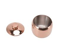 Yechiry Pot D'assaisonnement en Acier Inoxydable, Récipient à épices élégant et Durable pour la Cuisine et le Camping, Couvercle de 135g, 3 Pouces (Or Rose)