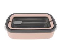 Yechiry Récipient Alimentaire isolé en Acier Inoxydable 304, Grande capacité, Boîte à pour étudiants de Bureau, 700ml (PINK)