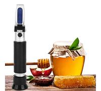 Yechiry Réfractomètre Outil Portatif Compact et Précis Brix Mètre pour Tester le Sucre, Aluminium, Plage 0-10%