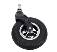Yechiry Roue Pneumatique pour Chariot, 8 Pouces | Pneu en caoutchouc avec moyeu en aluminium, 250 kPa, 50 mm de large, roue utilitaire non gonflée pour diables