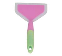 Yechiry Spatule de Cuisson en Silicone, Durable, Bicolore, à Large Bouche, pour la Cuisine, Adaptée aux Crêpes et aux Omelettes, 10x4,7 Pouces (Tête de pelle violette)