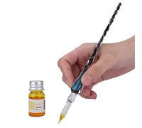 Yechiry Stylo en Verre Durable pour Art et écriture (Lake Blue) | Parfait pour différentes couleurs d\'encre, élégant et léger, idéal pour les cadeaux, aspect étoilé élégant
