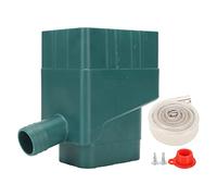 Yechiry Système Professionnel de Collecte d'eau de Pluie pour Jardin, Empêche Le Colmatage, Matériau ABS (Green)