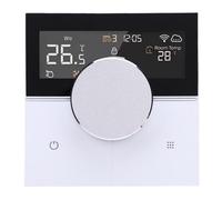 Yechiry Thermostat Intelligent, Thermostat télécommandé, à écran Couleur économe en énergie avec Conception Peu Encombrante, Prise en Charge du Fonctionnement Tactile Plein écran, Wi-FI intégré