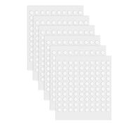 YEDPGUE 600 Pièces Pastilles Adhésives Double Face Rondes 8mm, Adhésif Acrylique Transparent Amovibles Sans Trace, Autocollants Points Adhésifs Imperméables pour Ballons, Décorations de Fête, Bricolag