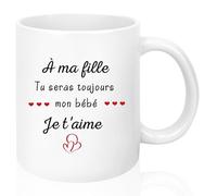 Yeeaulpa Idee Cadeau Ado Fille Tasse Cadeau Communion Fille Anniversaire Mug Bapteme Cadeaux Saint Valentin Noel St Valentin Halloween Calendrier Avent Noël Secret Santa