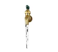 Yeeda Fontaine de robinet invisible avec pompe et tube, robinet d'eau invisible pour le jardin