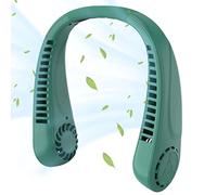 Yeeda Lazy - Ventilateur tour de cou portable, 2000 mAh mains libres sans pales silencieux, sans pales pour homme, femme, enfant, bureau à domicile