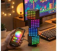 Yeelight Cube Lampe connectée cubique avec cube matriciel + base