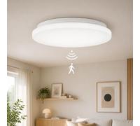 Yeelight Plafonnier LED avec Détecteur de Mouvement Radar, 18 W, IP44 Étanche, 4000 K Blanc Naturel, Plafonnier pour Salle de Bain, Chambre, Couloir, Garage et Grenier, Ø 30cm