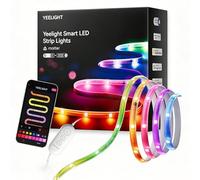 Yeelight Ruban LED RGB+IC 20m, Compatible avec Matter, Alexa, Google Home et Apple HomeKit,Bande Lumineuse LED Connectée avec Segments DIY, Contrôle via App(Hub E1 est Requis),Sync Musique,10m*2Roul.
