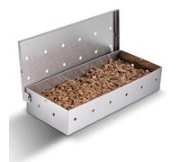 YEENAIV Boîte pour Barbecue et Fumoir Boîte à Fumer, Tube de Fumage Boîte à Fumée en Acier Inoxydable, pour Grillerde la Viande Faire des Grillades en Plein Air Cuisiner en Cuisine