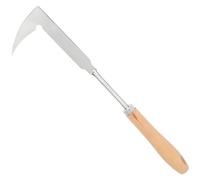yeeplant Désherbeur Manuel, 31,5 cm, Outil de Jardin en Acier Inoxydable avec poignée en Bois, grattoir pour Joints de Trottoir, Fissures de Dalle, espaces Entre pavés, allées et Entretien de pelouse