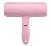 yeeplant Rouleau d'épilation réutilisable pour poils de chien et chat, ouverture à un bouton, design auto-nettoyant double direction, grande capacité, rose, 19,6 x 18,5 x 11,9 cm