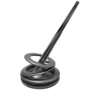 yeeplant Stylo en lévitation avec support de force d'attache, stylo flottant inspiré du corps céleste pour bureau, hoverpen en alliage d'aluminium noir, cadeau de luxe créatif pour homme