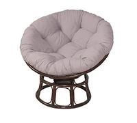 YeGang Papasan Coussins de Chaise Ronds, Doux Épais Coussin Fauteuil Papasan Coussin Fauteuil Rotin pour Jardin ExtéRieur, Balcon Et Salon (70x70CM,Gris)
