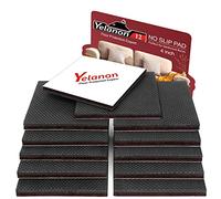 Yelanon Lot de 12 Patins antidérapants pour Meubles de 101 mm, antidérapants pour Pieds de Meubles, Pieds de Meubles en Caoutchouc Autocollants, protecteurs de sols en Bois Dur pour Garder Les