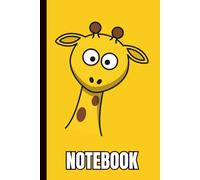Yellow Giraffe Simple Design Notebook for Students | Blank Sheet Notebook | School Notes | 110 Sheets | 6 x 9 inches: Student Notebook Aesthetic Simple Design for School Notes