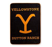 Yellowstone Dutton Ranch Raschel Couverture polaire | 114 x 152 cm