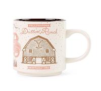 Yellowstone Dutton Ranch Tasse à café en céramique pour expresso, thé, cacao, 370 ml