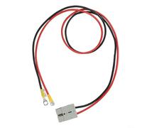 Yelvera Câble de connecteur de charge 50 A, fil 12 AWG avec cosse M8, cordon en cuivre étanche résistant aux hautes températures 30/50/100 cm pour panneau solaire, véhicule électrique, distribution