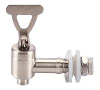 Yelvera Robinet de boisson en acier inoxydable 304 avec filtre amovible et joint en silicone pour ouverture ronde compatible 16 mm 25 mm (B)
