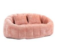 YeMaster Canapé poire, canapé paresseux, fauteuil inclinable durable et confortable, adapté à l'intérieur et à l'extérieur, fauteuil inclinable doux décoratif - rose rose G