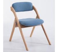 YeMaster Chaises pliantes avec sièges rembourrés, lot de 2 avec housses amovibles pour cuisine, bureau, mariage, pique-nique, bleu bleu G
