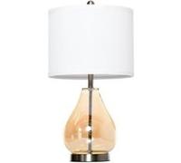 YeMaster Ensemble de 2 lampes de table, lampe de chevet avec douille E27, veilleuse 40W, 30*56cm G