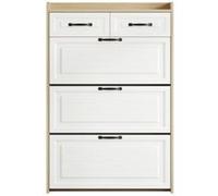 YeMaster Meuble à chaussures en bois, étagère à chaussures, adapté à l'entrée et au salon, 80*23,5*120cm - couleur bois Bois G