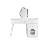 YeMaster Miroir d'éclairage LED + coiffeuse design rétractable, taille 100*40 * 75cm+39*46cm