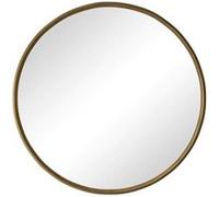 YeMaster Miroir rond en bronze 80 cm, miroir de salle de bain, miroir de dressing, adapté à la salle de bain, à la chambre à coucher, à la décoration du salon Marron G