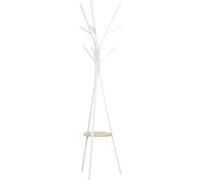 YeMaster Porte-manteau, Porte-manteau vertical, métal, 45x45x180cm blanc G