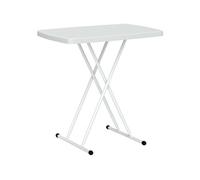 YeMaster Table d'appoint de jardin, table basse, table de balcon pliante, réglable en hauteur, 76x50x74 cm, pour balcon terrasse intérieur extérieur,